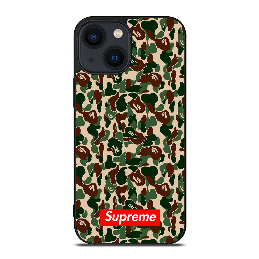 BAPE BATHING APE SUPREME iPhone 14 Plus Case