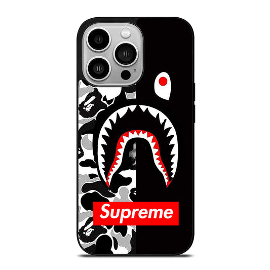 BAPE SHARK SUPREME iPhone 14 Pro Case