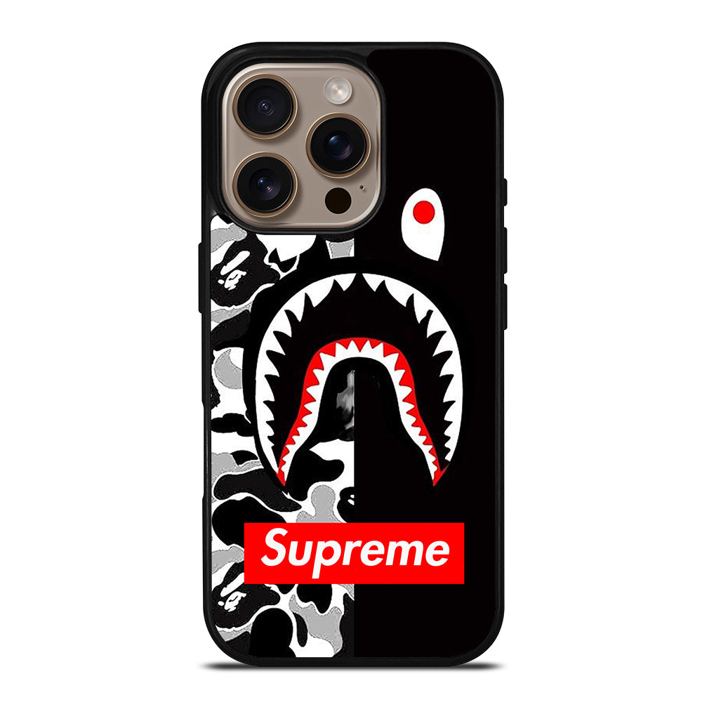 BAPE SHARK SUPRE ME iPhone 16 Pro Case
