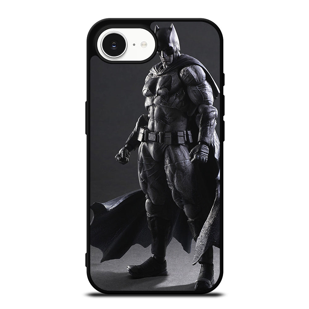 BATMAN POSE iPhone 16e case black TPU silicone rubber protective cover by Casedear