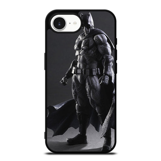 BATMAN POSE iPhone 16e case black TPU silicone rubber protective cover by Casedear