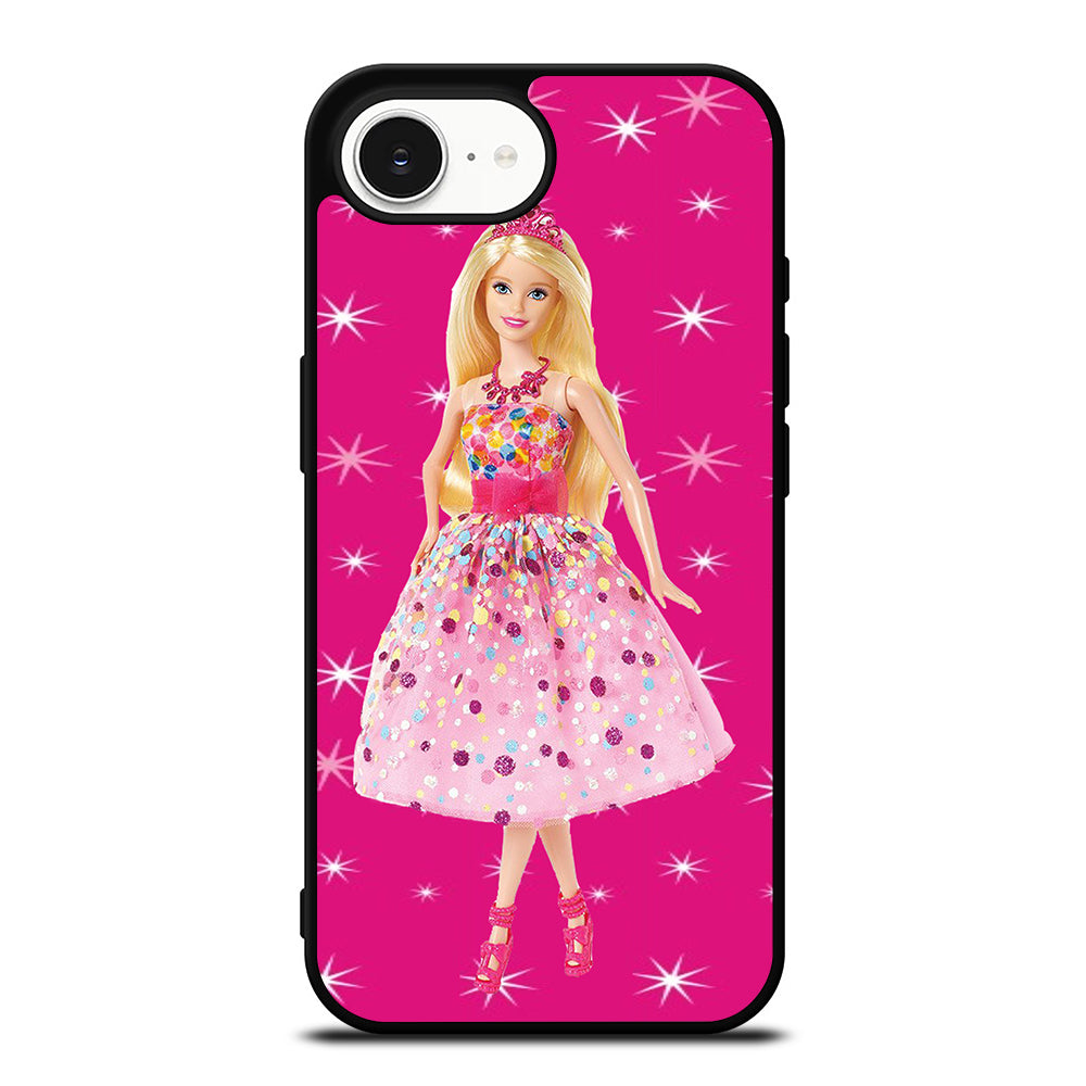 BEAUTIFUL BARBIE iPhone 16e case black TPU silicone rubber protective cover by Casedear