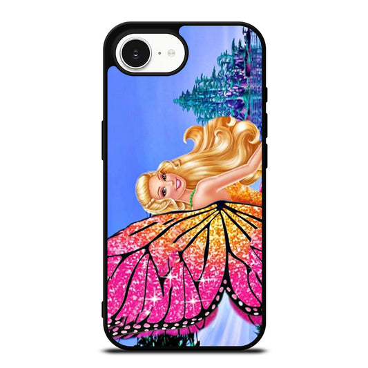 BEAUTIFUL FAIRY BARBIE iPhone 16e case black TPU silicone rubber protective cover by Casedear
