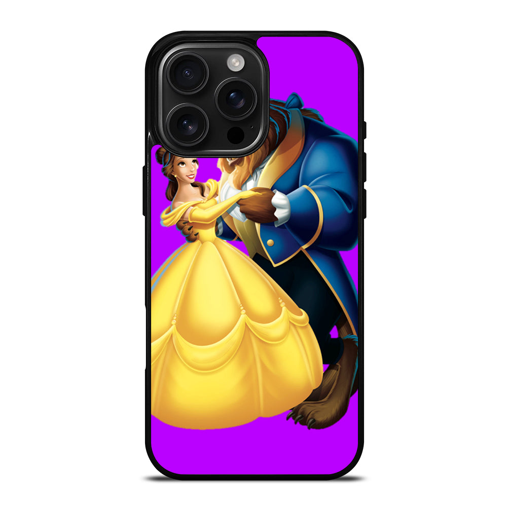 BEAUTY AND THE BEAST ROMANCE DANCING CARTOON iPhone 16 Pro Max Case