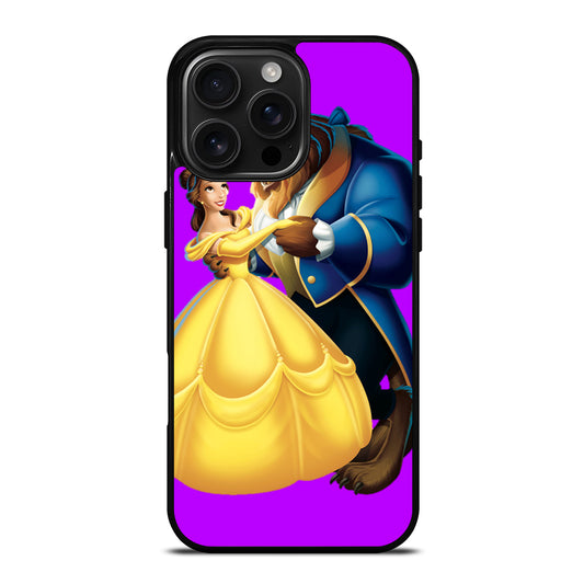 BEAUTY AND THE BEAST ROMANCE DANCING CARTOON iPhone 16 Pro Max Case