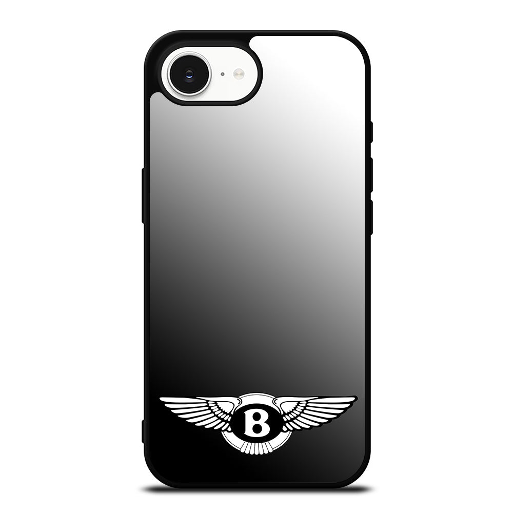 BENTLEY iPhone 16e case black TPU silicone rubber protective cover by Casedear