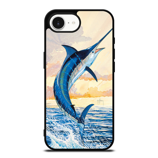 BIG GUY HARVEY iPhone 16e case black TPU silicone rubber protective cover by Casedear