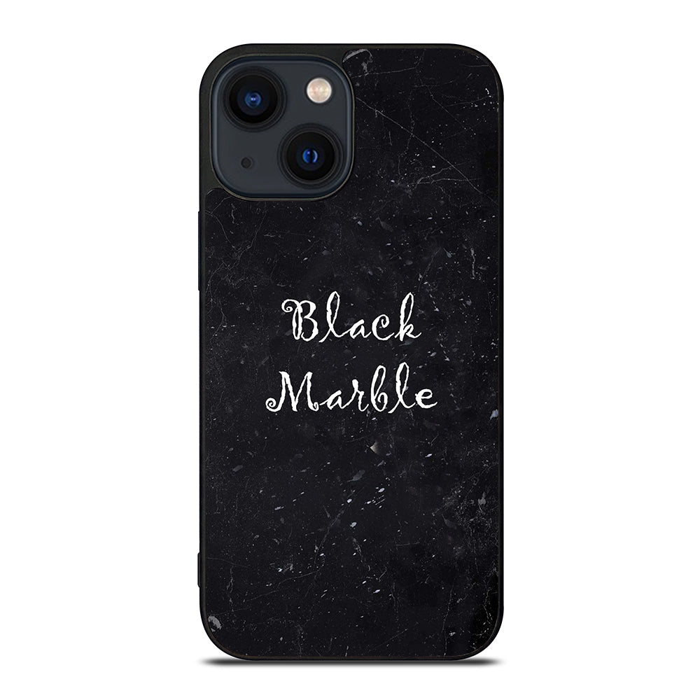 BLACK MARBLE iPhone 14 Plus Case