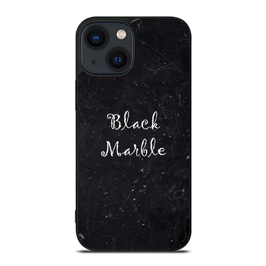 BLACK MARBLE iPhone 14 Plus Case