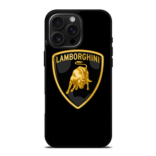 BLACK LAMBORGHINI iPhone 16 Pro Max Case