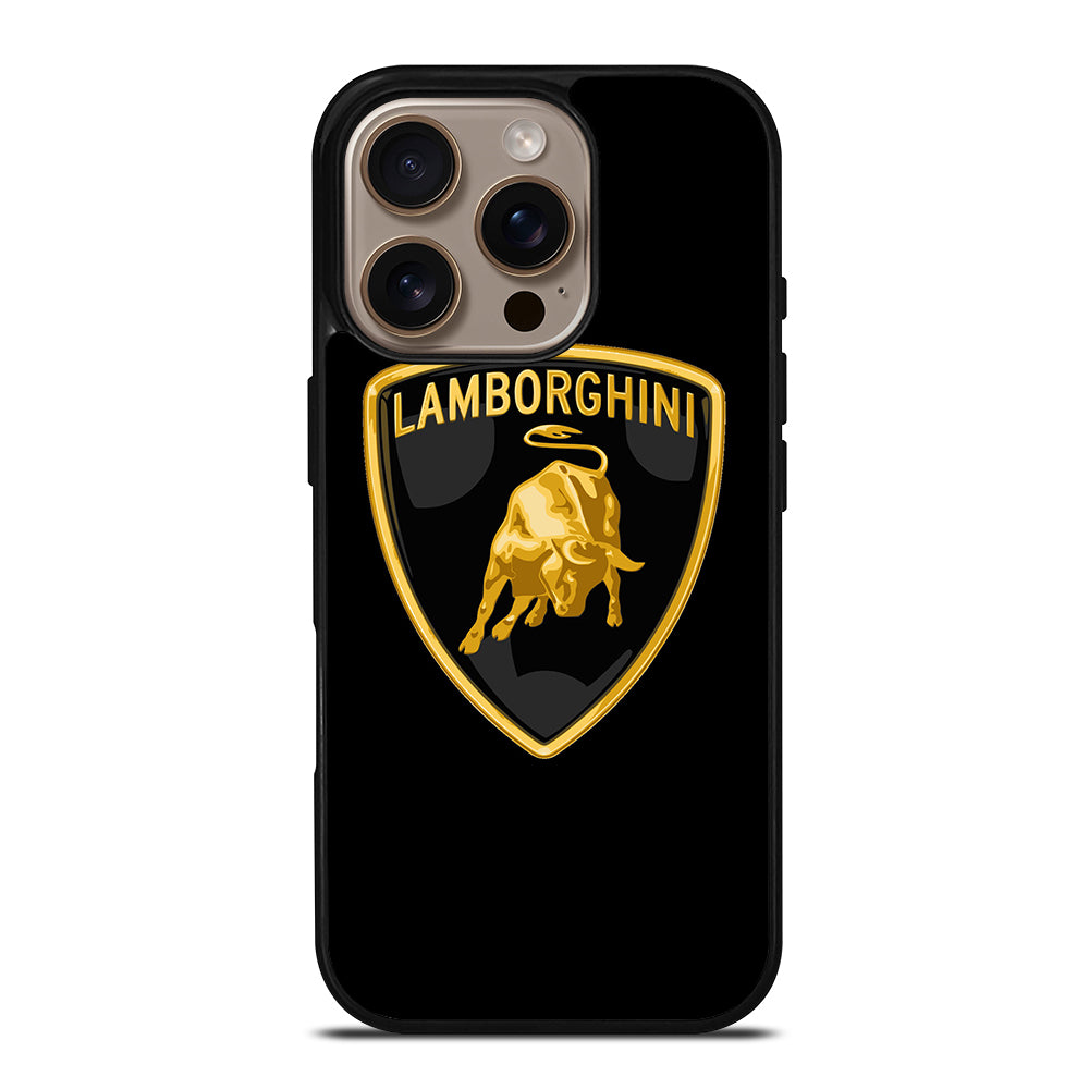 BLACK LAMBORGHINI iPhone 16 Pro Case