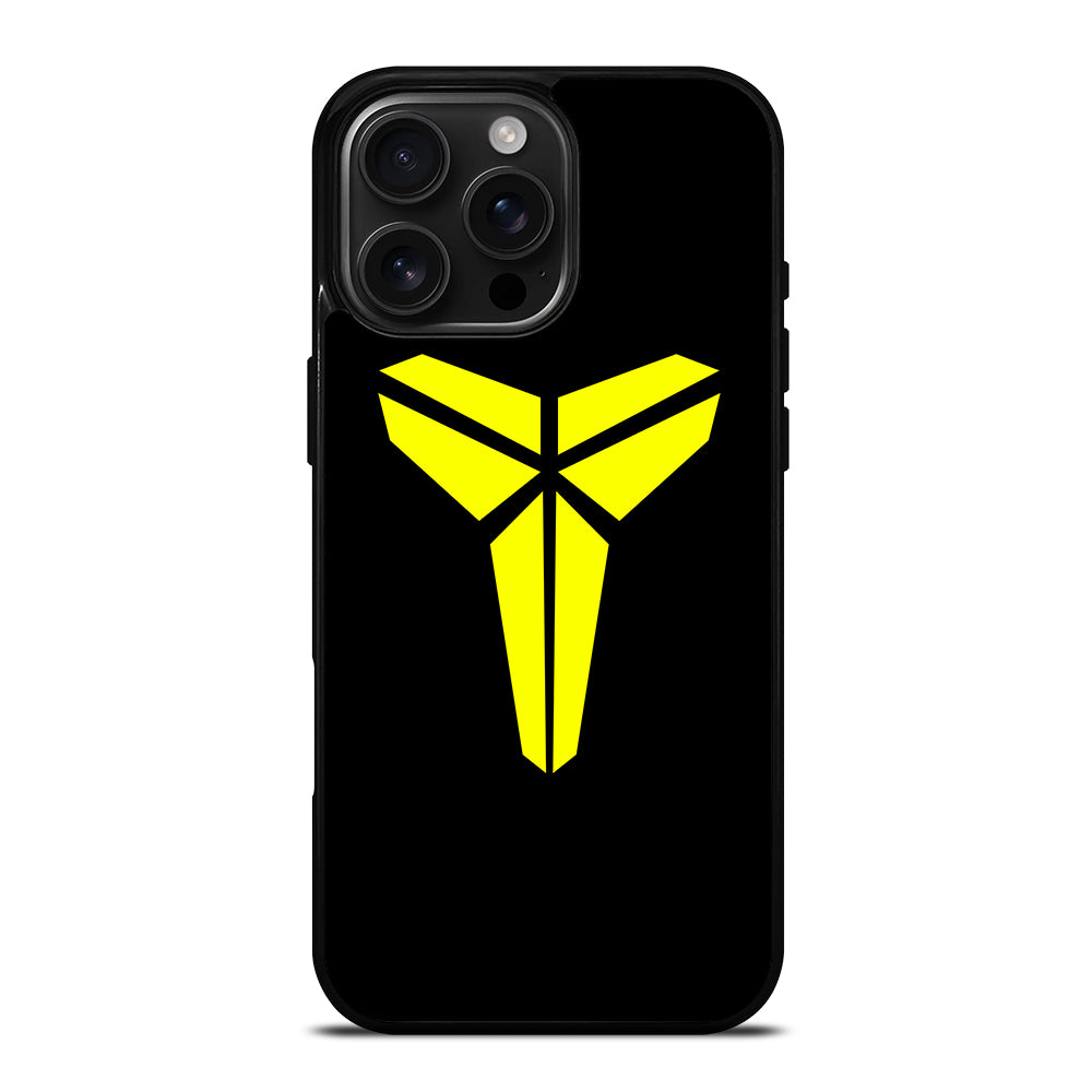 BLACK MAMBA LOGO YELLOW iPhone 16 Pro Max Case