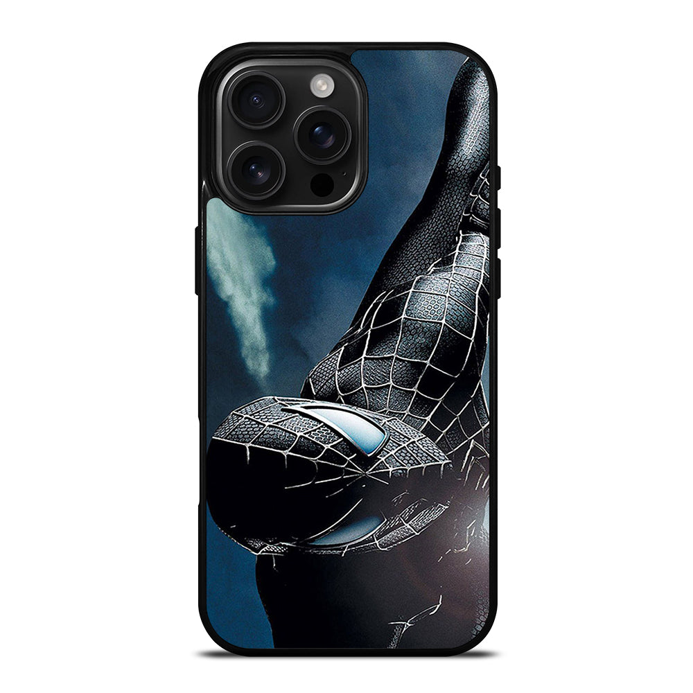 BLACK SPIDERMAN iPhone 16 Pro Max Case