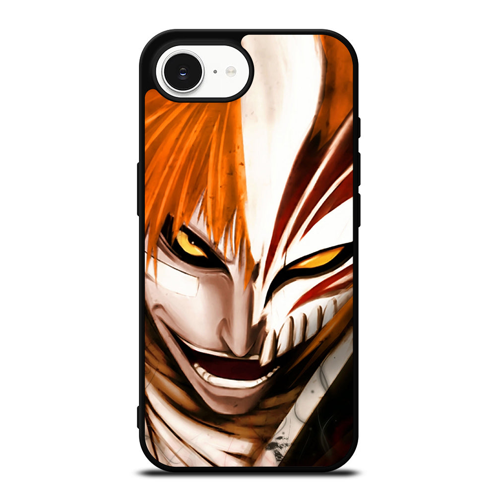 BLEACH ANIME iPhone 16e case black TPU silicone rubber protective cover by Casedear