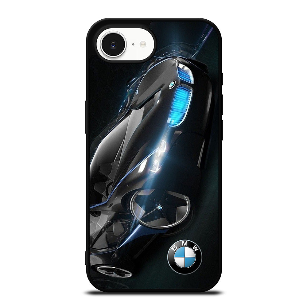 BMW UNDERGROUND 3D DESIGN iPhone 16e case black TPU silicone rubber protective cover by Casedear