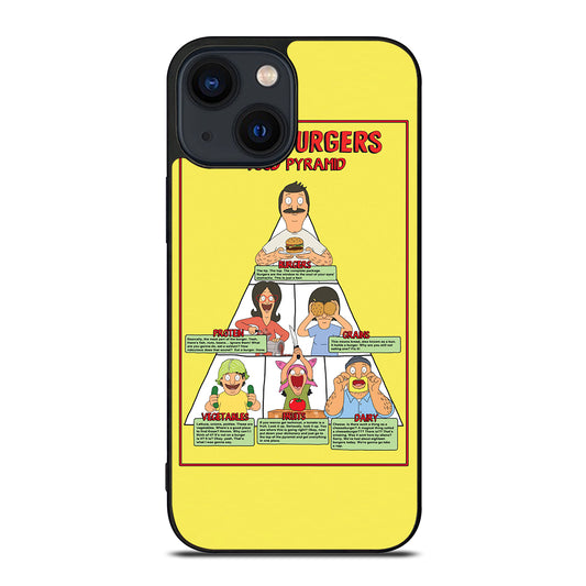 BOB'S BURGERS FOOD PYRAMID iPhone 14 Plus Case