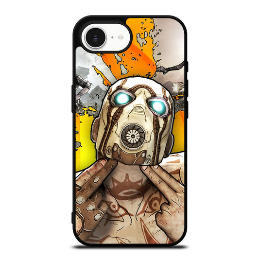 BORDERLANDS CHARACTER iPhone 16e case black TPU silicone rubber protective cover by Casedear