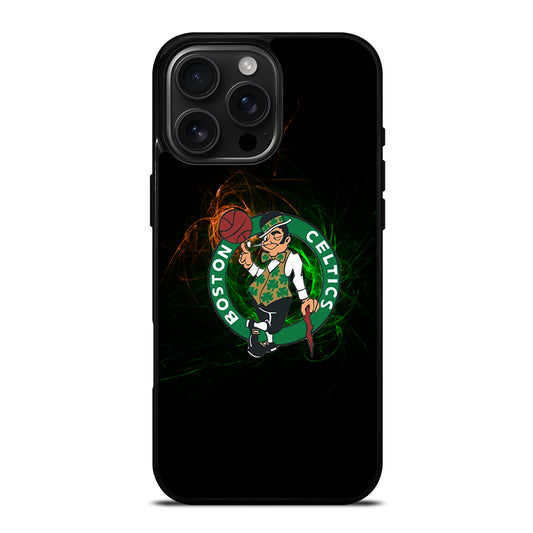 BOSTON CELTICS LOGO ART iPhone 16 Pro Max Case