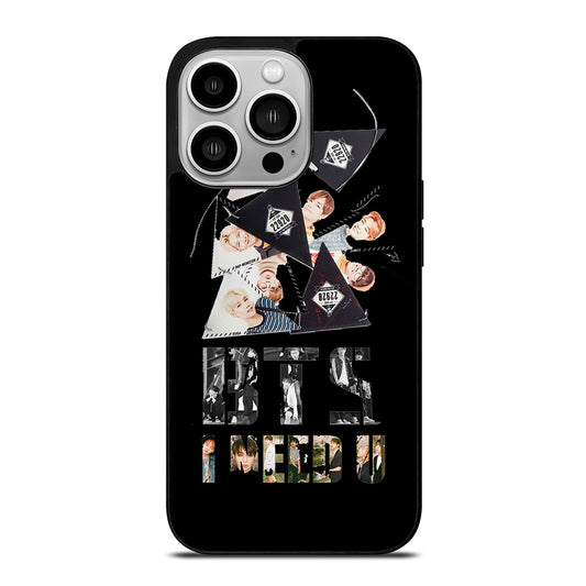 BTS BANGTAN BOYS I NEED U iPhone 14 Pro Case