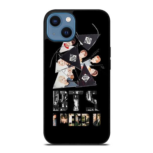 BTS BANGTAN BOYS I NEED U iPhone 14 Case