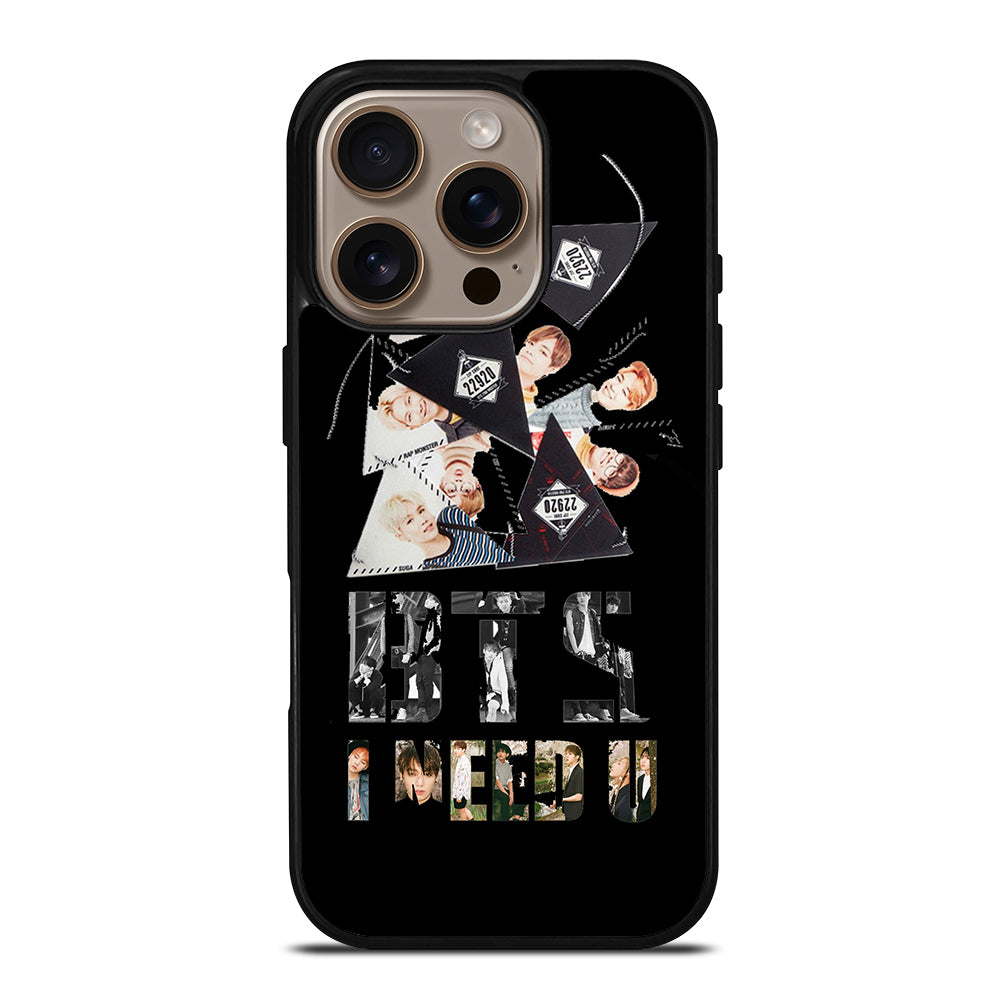BTS BANGTAN BOYS I NEED U iPhone 16 Pro Case