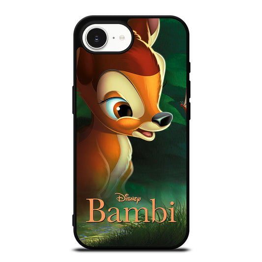 BUMBI DISNEY NICE iPhone 16e case black TPU silicone rubber protective cover by Casedear