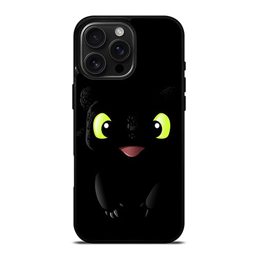 Baby Toothless Dragon in The Dark iPhone 16 Pro Max Case