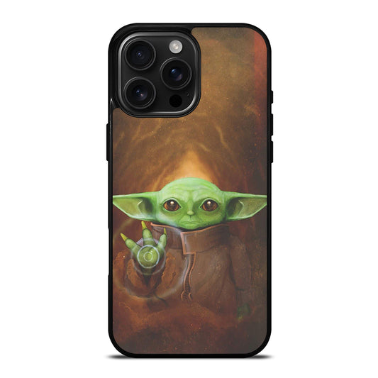 Baby Yoda Wallpaper iPhone 16 Pro Max Case