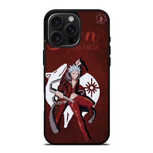 Ban Seven Deadly Sins Ganancia iPhone 16 Pro Max Case