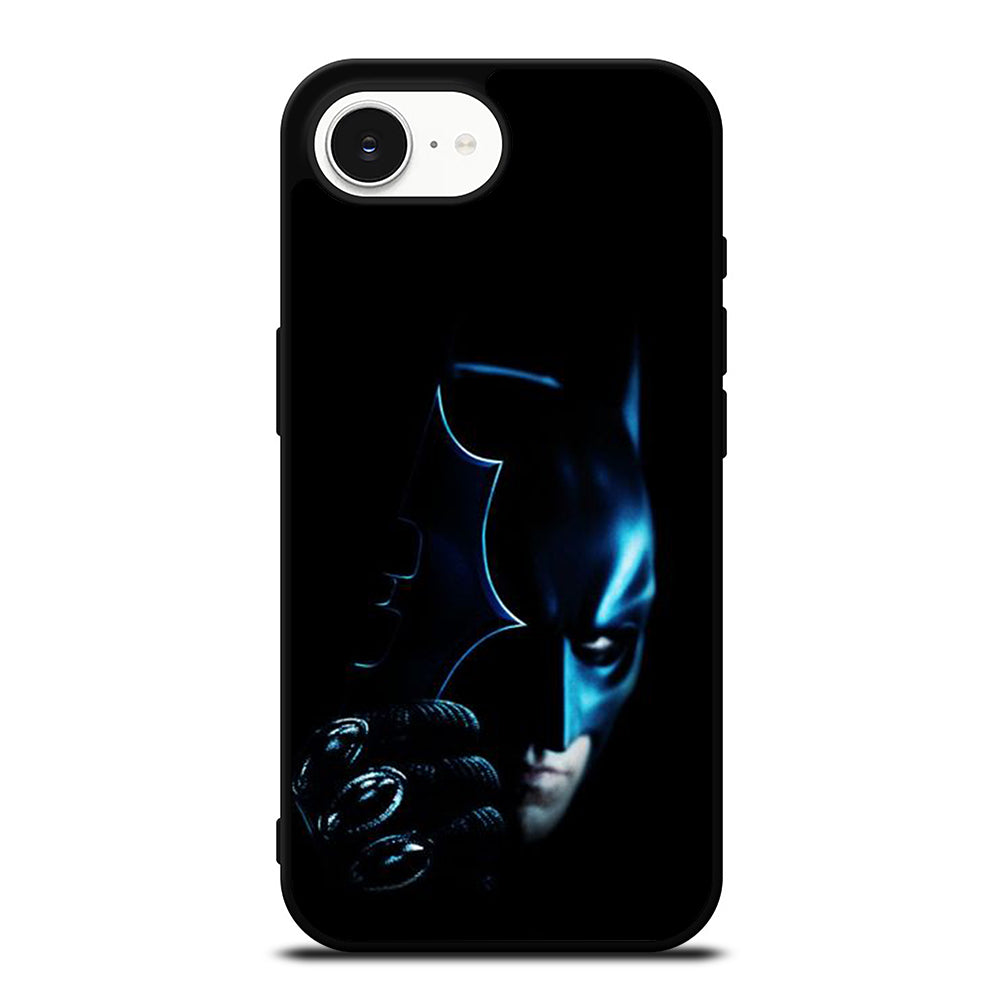 Batman Dark iPhone 16e case black TPU silicone rubber protective cover by Casedear