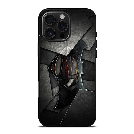 Batman Vs Superman Logo iPhone 16 Pro Max Case