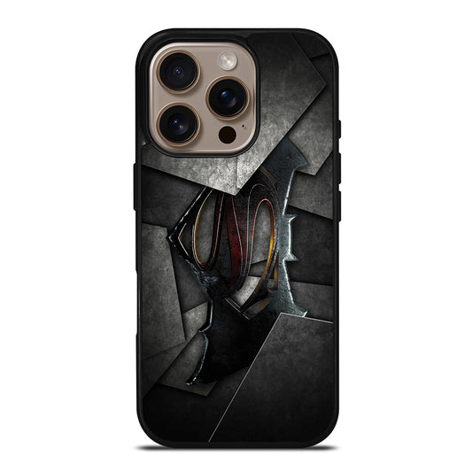 Batman Vs Superman Logo iPhone 16 Pro Case