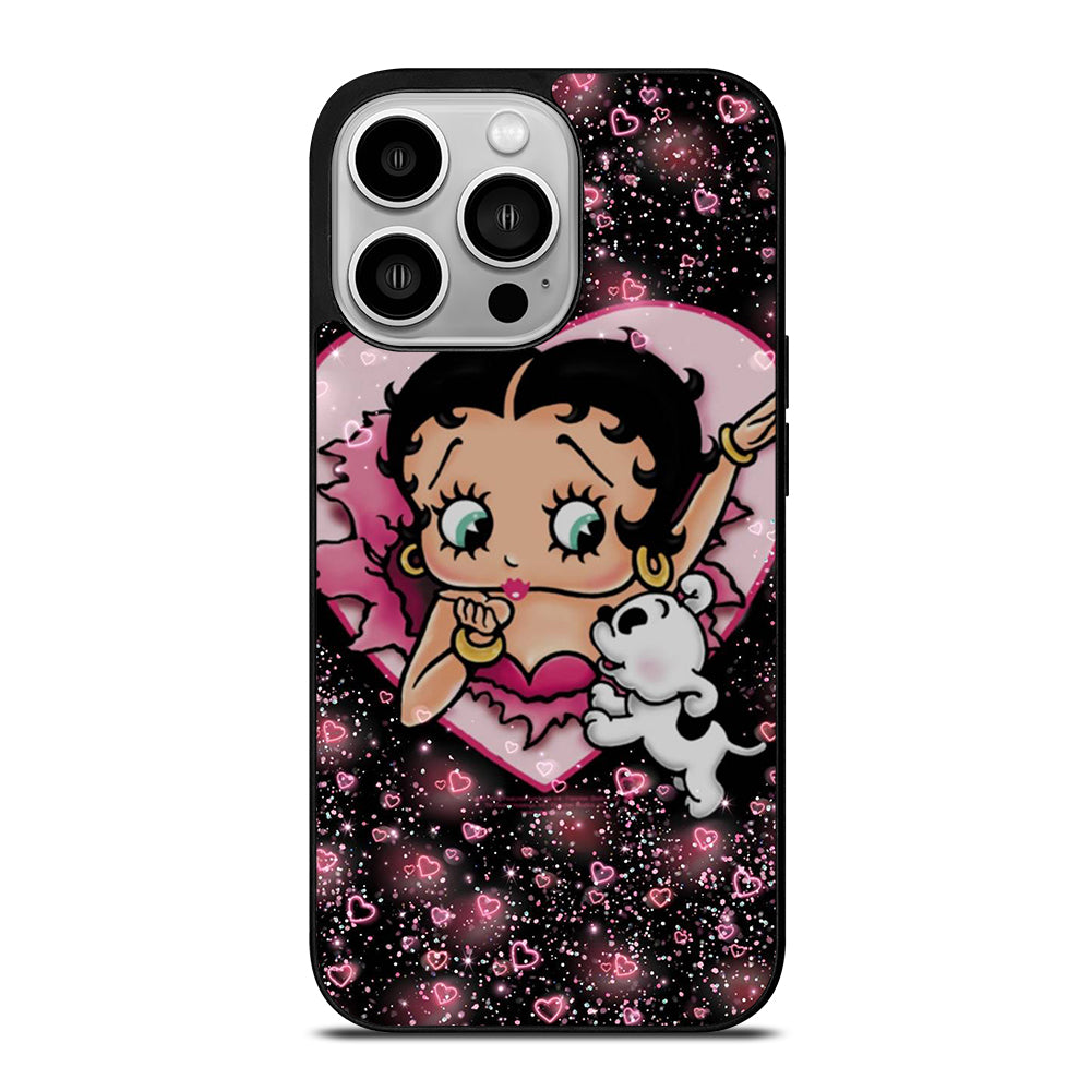 Betty Boop Pink iPhone 14 Pro Case
