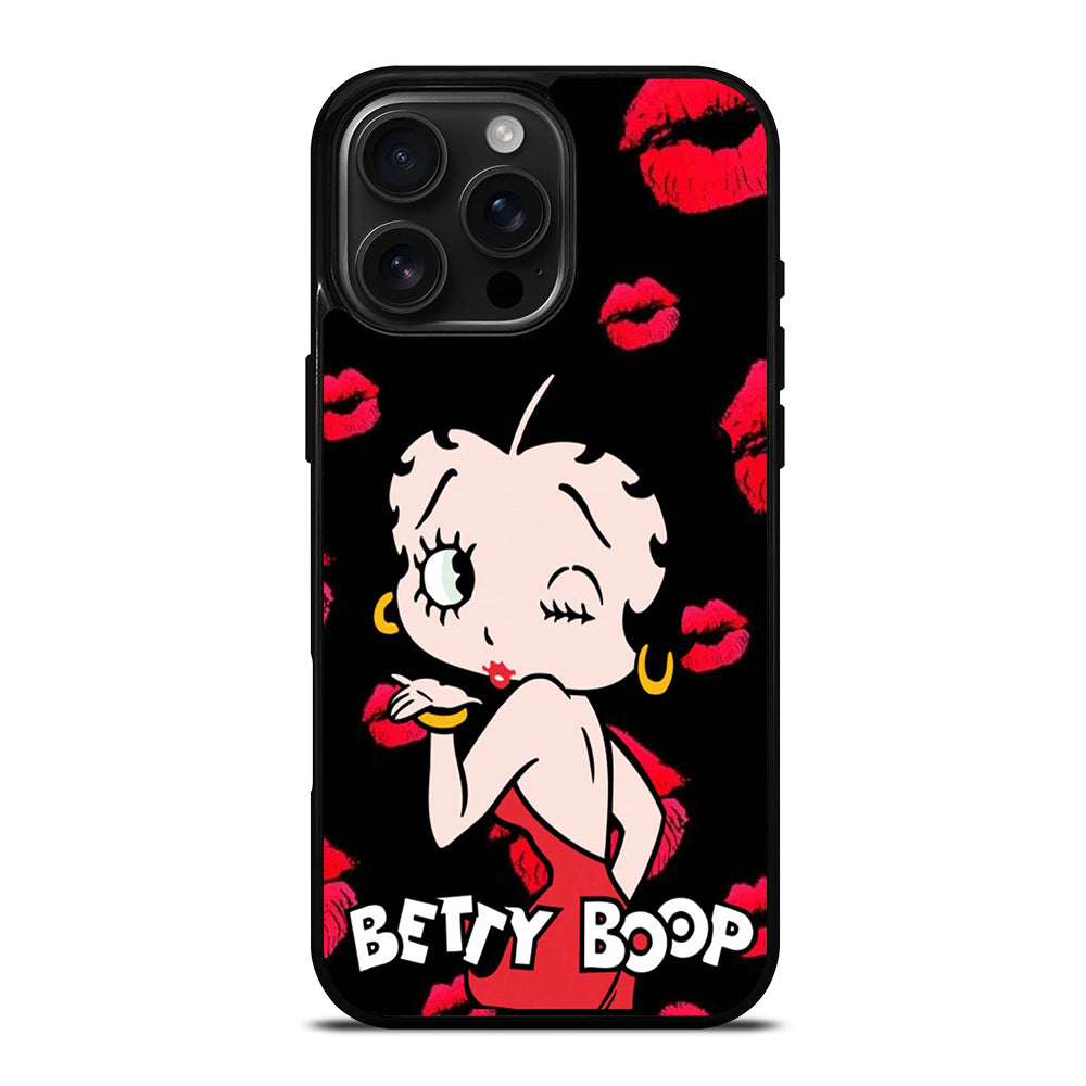 Betty Boop Big Kiss iPhone 16 Pro Max Case