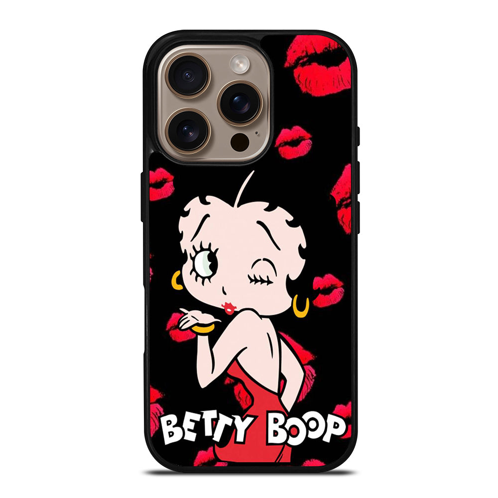 Betty Boop Big Kiss iPhone 16 Pro Case