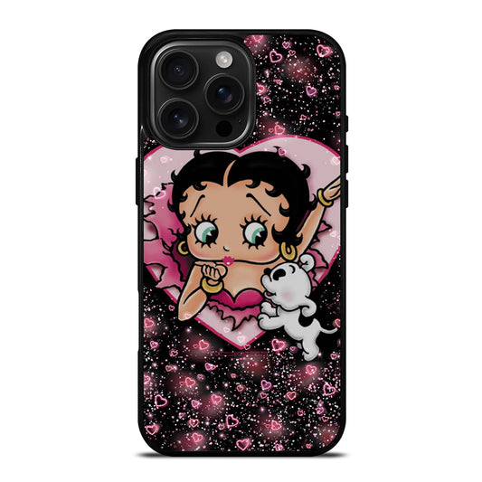 Betty Boop Pink iPhone 16 Pro Max Case