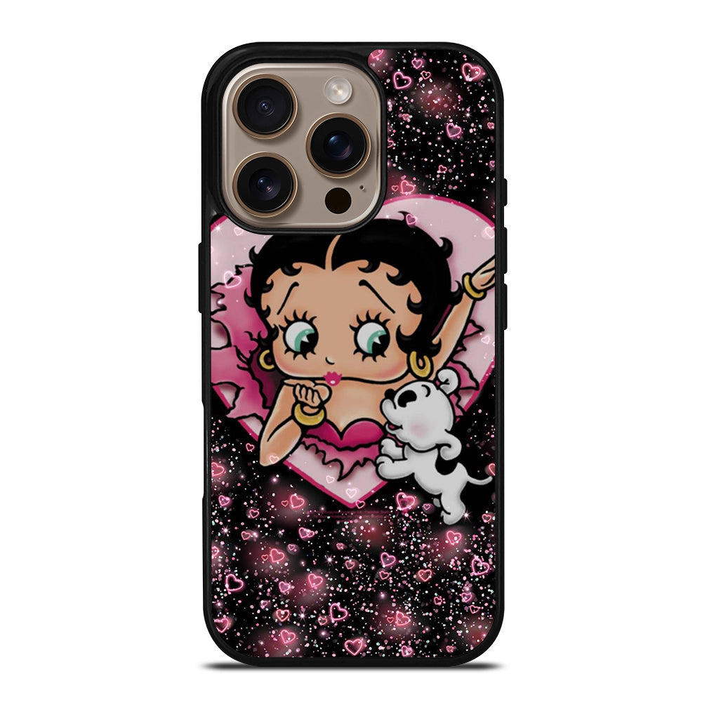 Betty Boop Pink iPhone 16 Pro Case