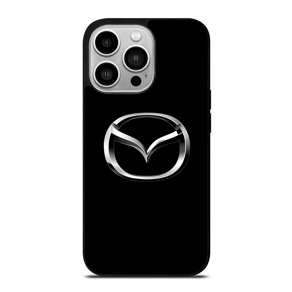 Black Mazda Logo iPhone 14 Pro Case