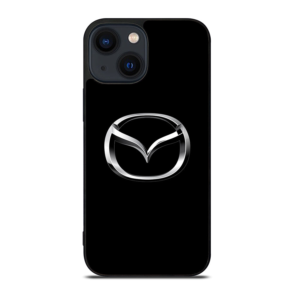 Black Mazda Logo iPhone 14 Plus Case