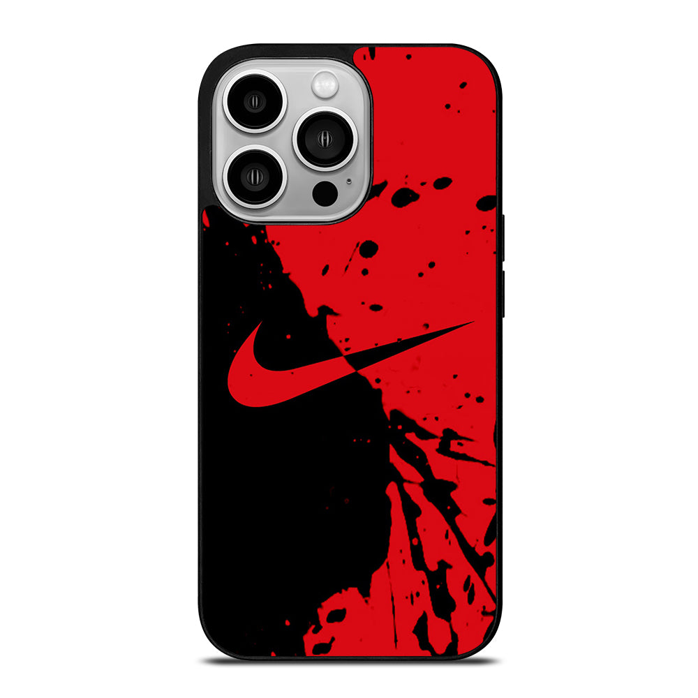 Black Red Nike iPhone 14 Pro Case
