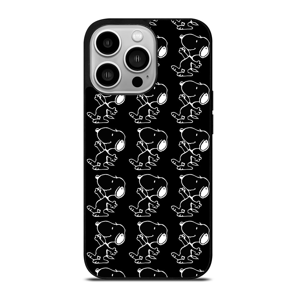 Black Snoopy Dog iPhone 14 Pro Case