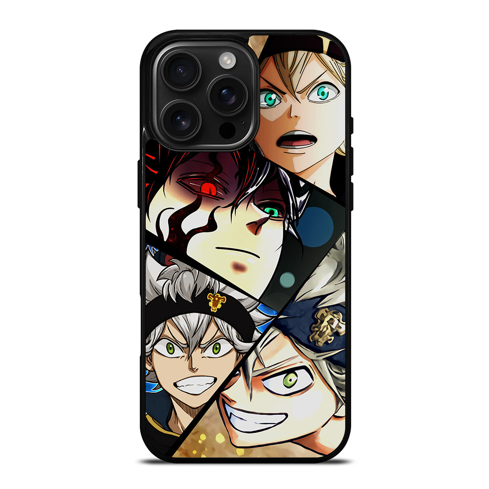 Black Clover Anime Collage iPhone 16 Pro Max Case