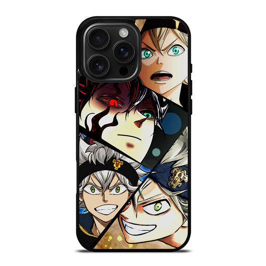 Black Clover Anime Collage iPhone 16 Pro Max Case