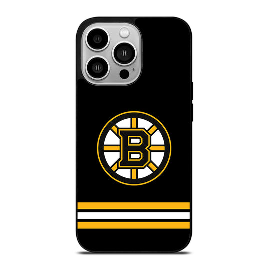 Boston Bruins NHL in Black iPhone 14 Pro Case