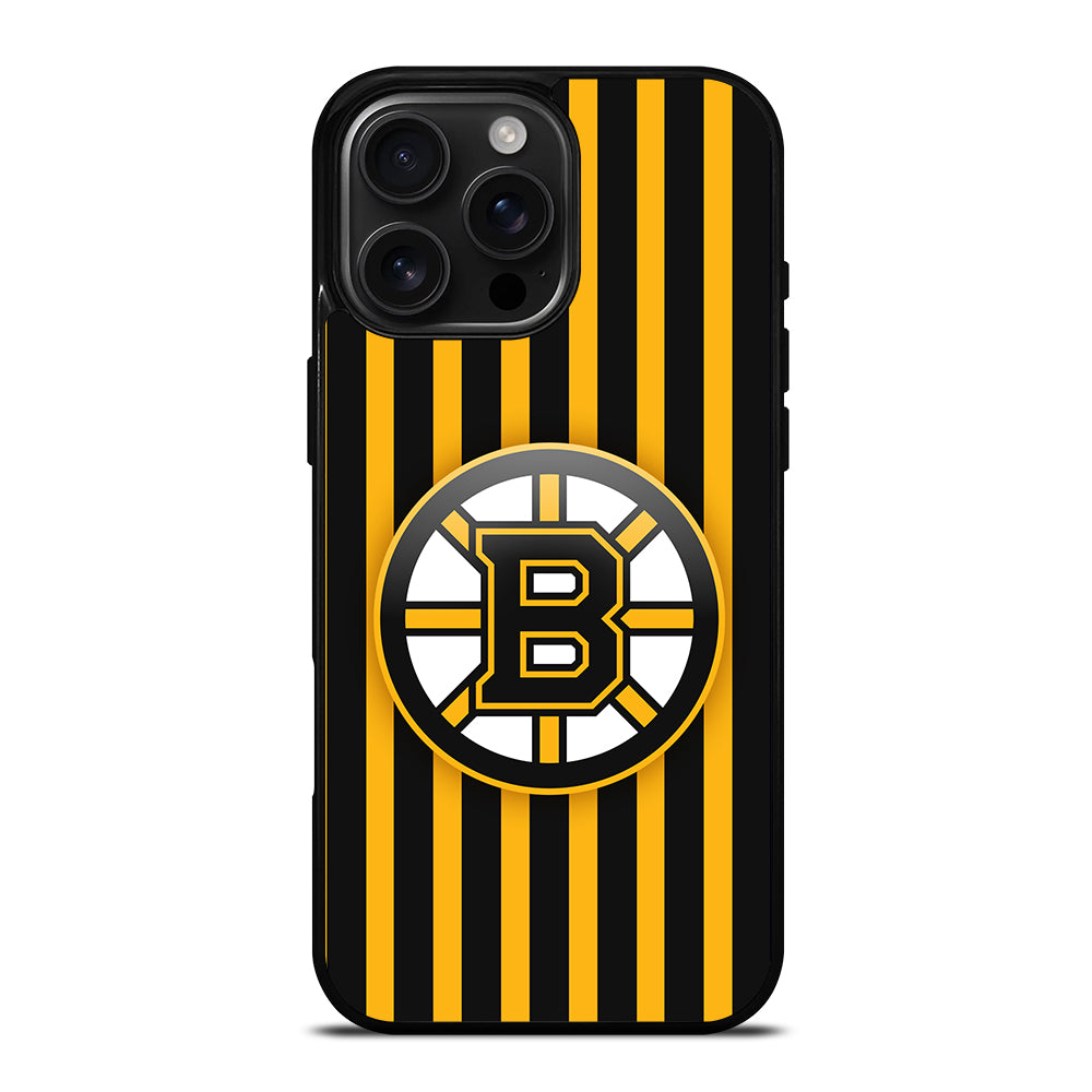 Boston Bruins NHL Batch iPhone 16 Pro Max Case