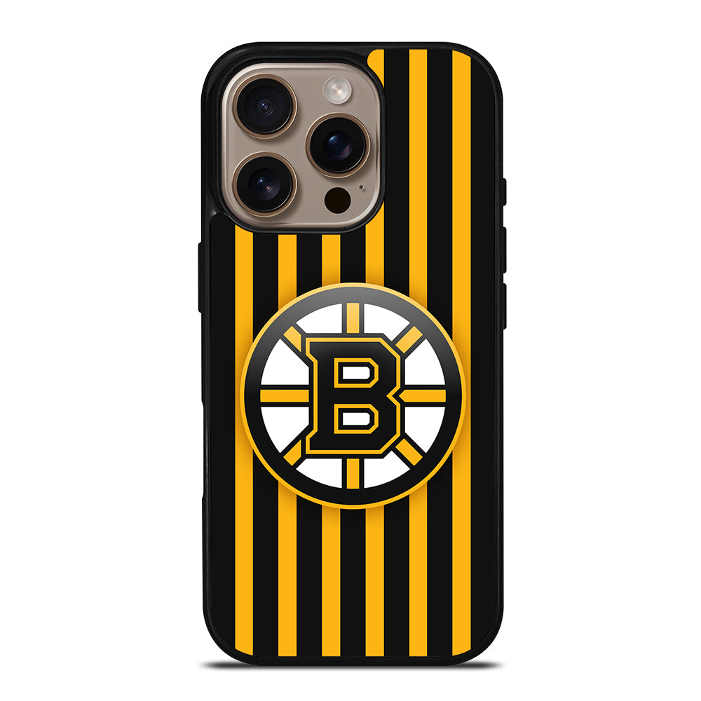 Boston Bruins NHL Batch iPhone 16 Pro Case