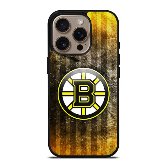 Boston Bruins NHL Ice Hockey iPhone 16 Pro Case