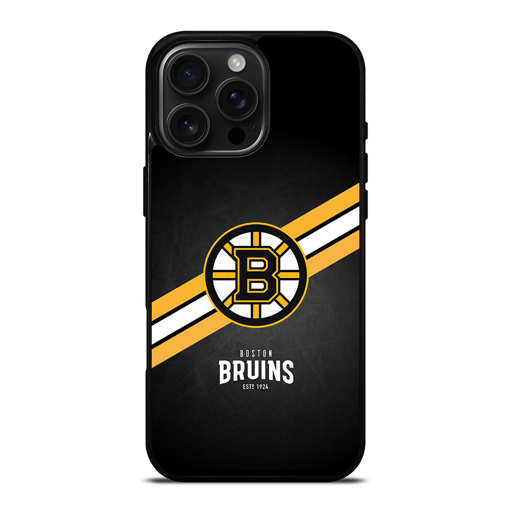 Boston Bruins NHL Logo iPhone 16 Pro Max Case