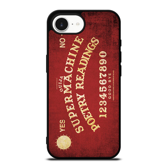 Brown Ouija Board iPhone 16e case black TPU silicone rubber protective cover by Casedear