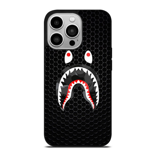 CAMO BAPE SHARK iPhone 14 Pro Case